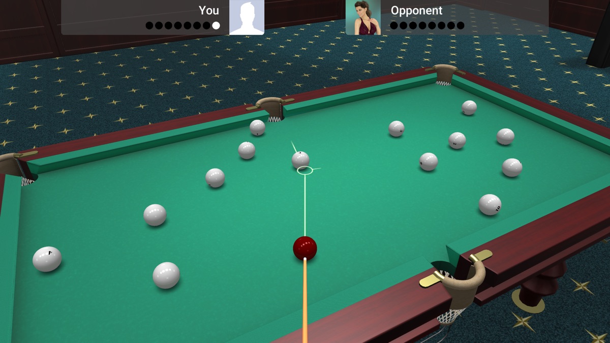 Pyramid Billiard gameplay screenshot 1