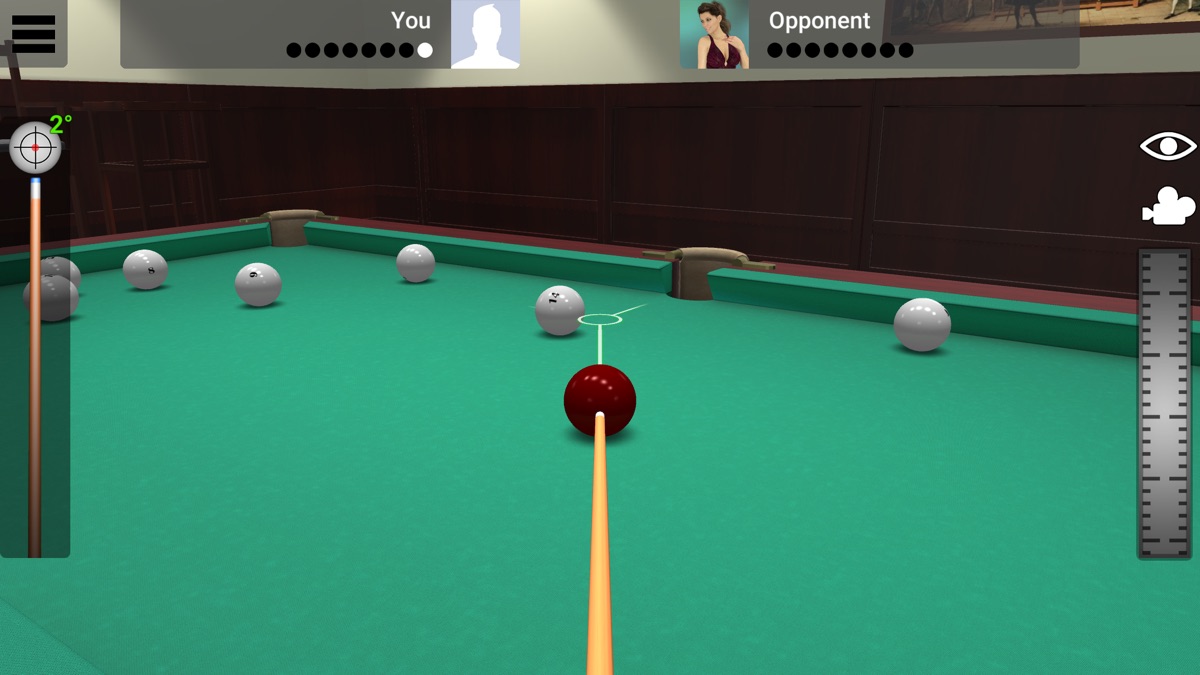 Pyramid Billiard gameplay screenshot 2